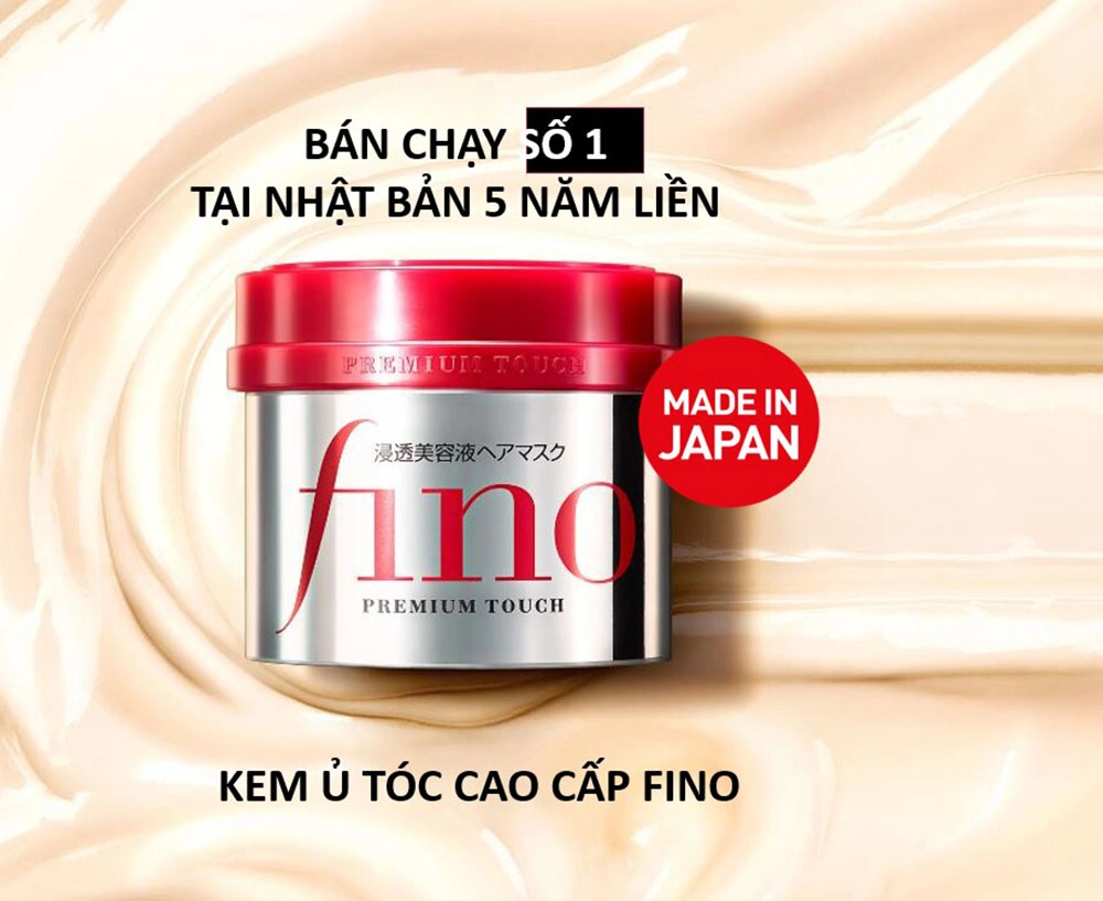 Kem Ủ Tóc Cao Cấp Fino Phục Hồi Hư Tổn Premium Touch (230G)